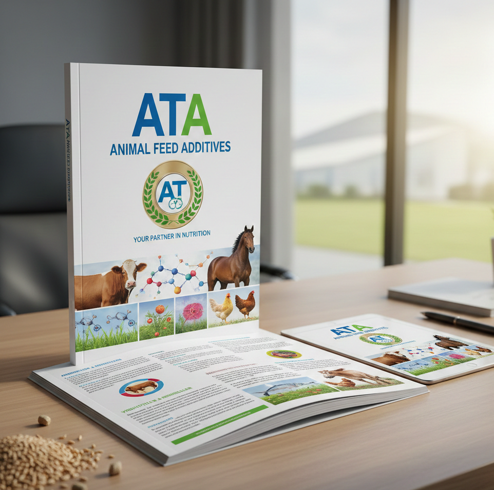 Welcome, esteemed partners, to ATA's exclusive Feed Additive Catalog! We, at ATA, understand the critical importance of optimal nutrition for your precious livestock. Just like a master chef carefully selects the finest ingredients for a perfect dish, we have meticulously curated a selection of the most advanced and effective feed additives from around the globe.