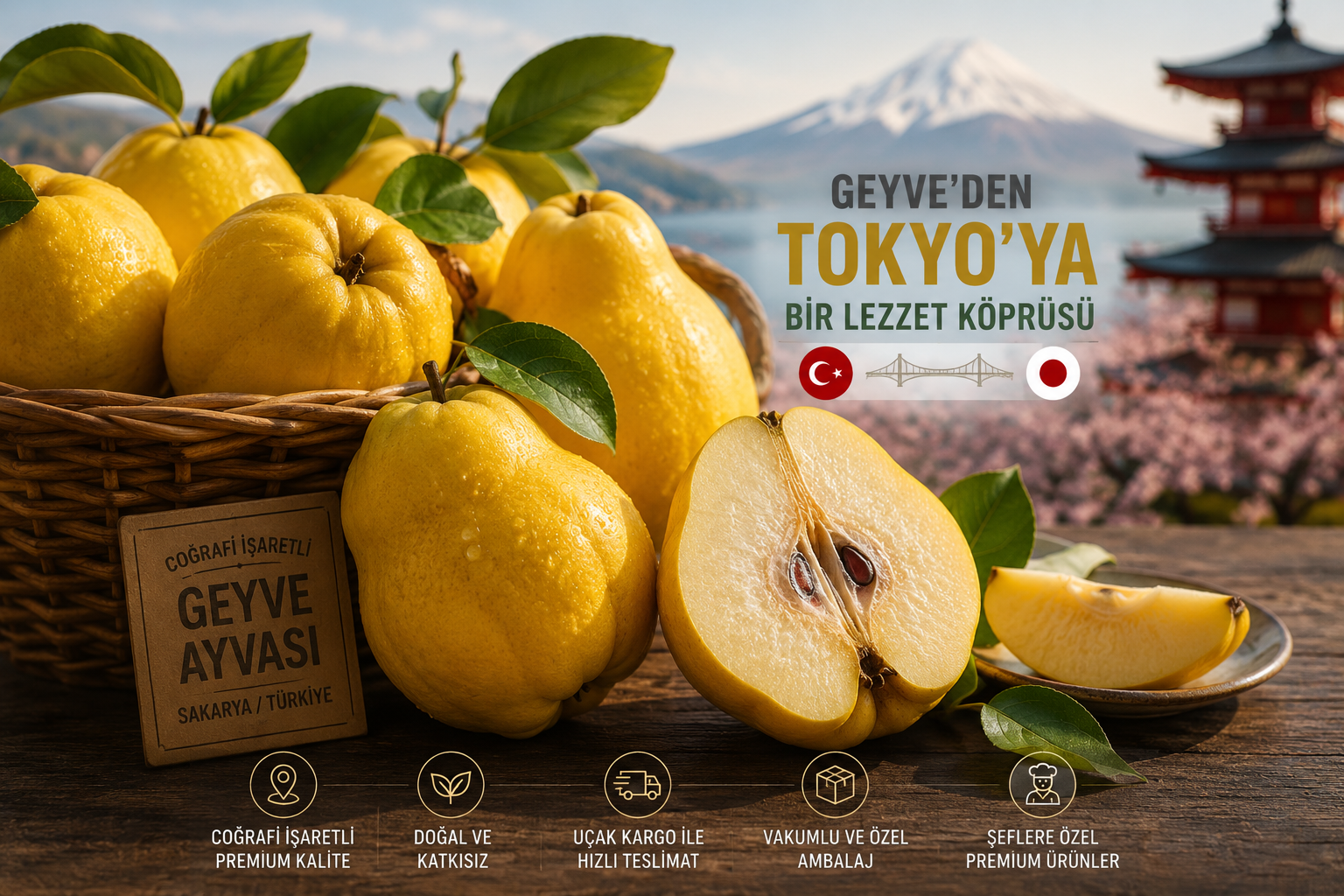 Geyve’den Tokyo’ya: Türk Ayvasının Japon Gastronomisindeki Premium Yolculuğu